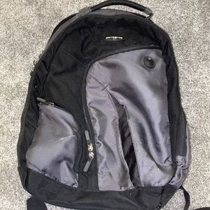 Samsonite // Gray & Black Backpack for school, work, gym